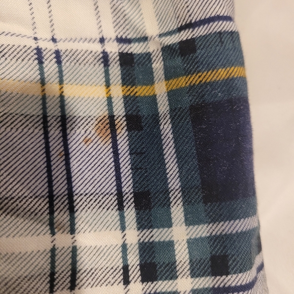 Vintage L.G. Star Womens Plaid Dress Size 14 BlueWhite NEW - Picture 11 of 11